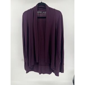 Athleta XS Purple Cardigan Sweater Open Front Thumbholes